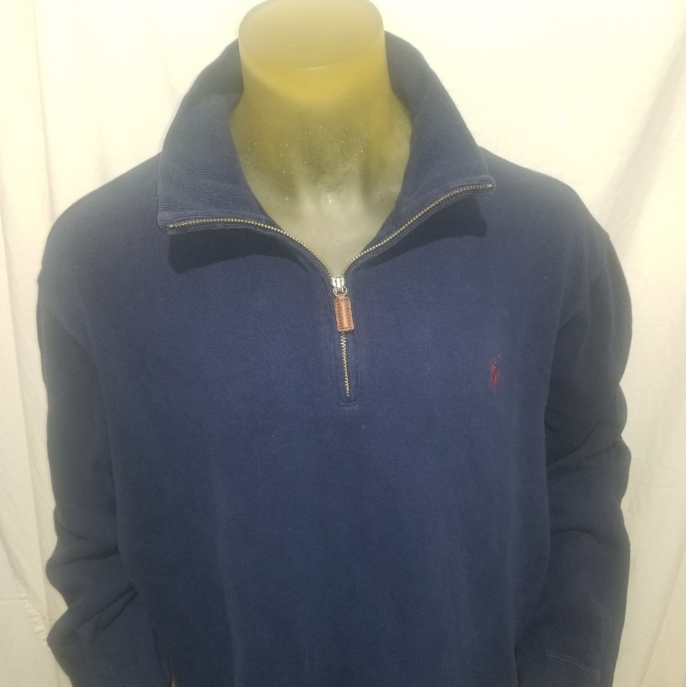 Ralph Lauren Polo XXL 1/2 Zip Pullover Heavy Cotto